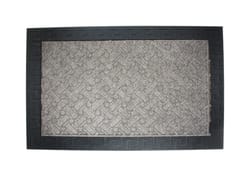 J & M Home Fashions 36 in. W X 24 in. L Gray Polypropylene Doormat