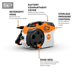 STIHL REA 100 PLUS 2200 psi Battery 1.32 gpm Pressure Washer Tool Only