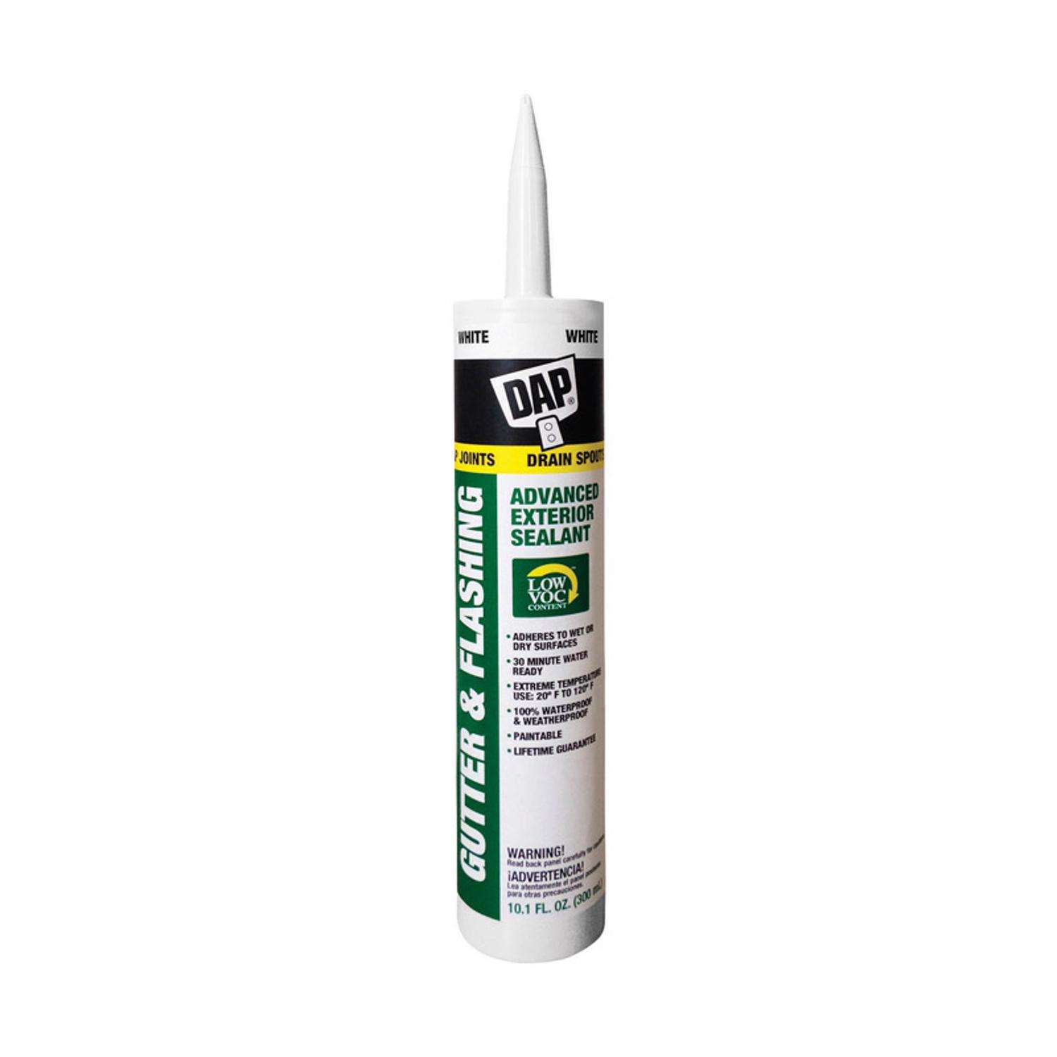DAP Butyl-Flex 10.1 oz. White Gutter and Flashing Sealant (12-Pack)  7079818182 - The Home Depot