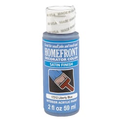 Homefront Decorator Color Satin Liberty Blue Hobby Paint 2 oz