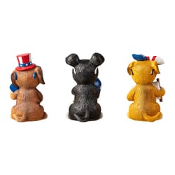Glitzhome Dog Table Decor Resin 1 box