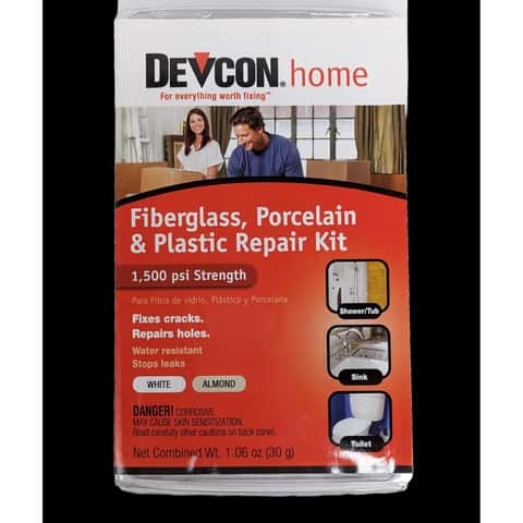 Devcon 1.06 Oz. Fiberglass, Porcelain & Plastic Epoxy Repair Kit - Valu  Home Centers
