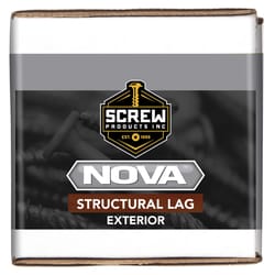 Screw Products NOVA #18 in. X 14 in. L Star Black Steel Lag Screw 50 pk