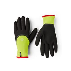 Hestra Job Asper Unisex Indoor/Outdoor Thermal Dipped Gloves Hi-Vis Yellow XXL 1 pair