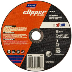 Norton Clipper 7 in. D X 7/8 in. Aluminum Oxide Classic Cut-Off Wheel 1 pk