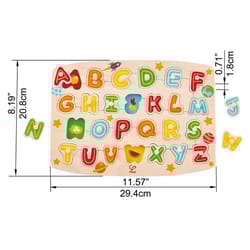 Hape Alphabet Peg Puzzle Multicolored 27 pc