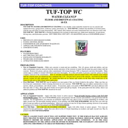 Tuf-Top Semi-Gloss Driftwood Water-Based Acrylic Latex Floor & Driveway Coating 1 gal