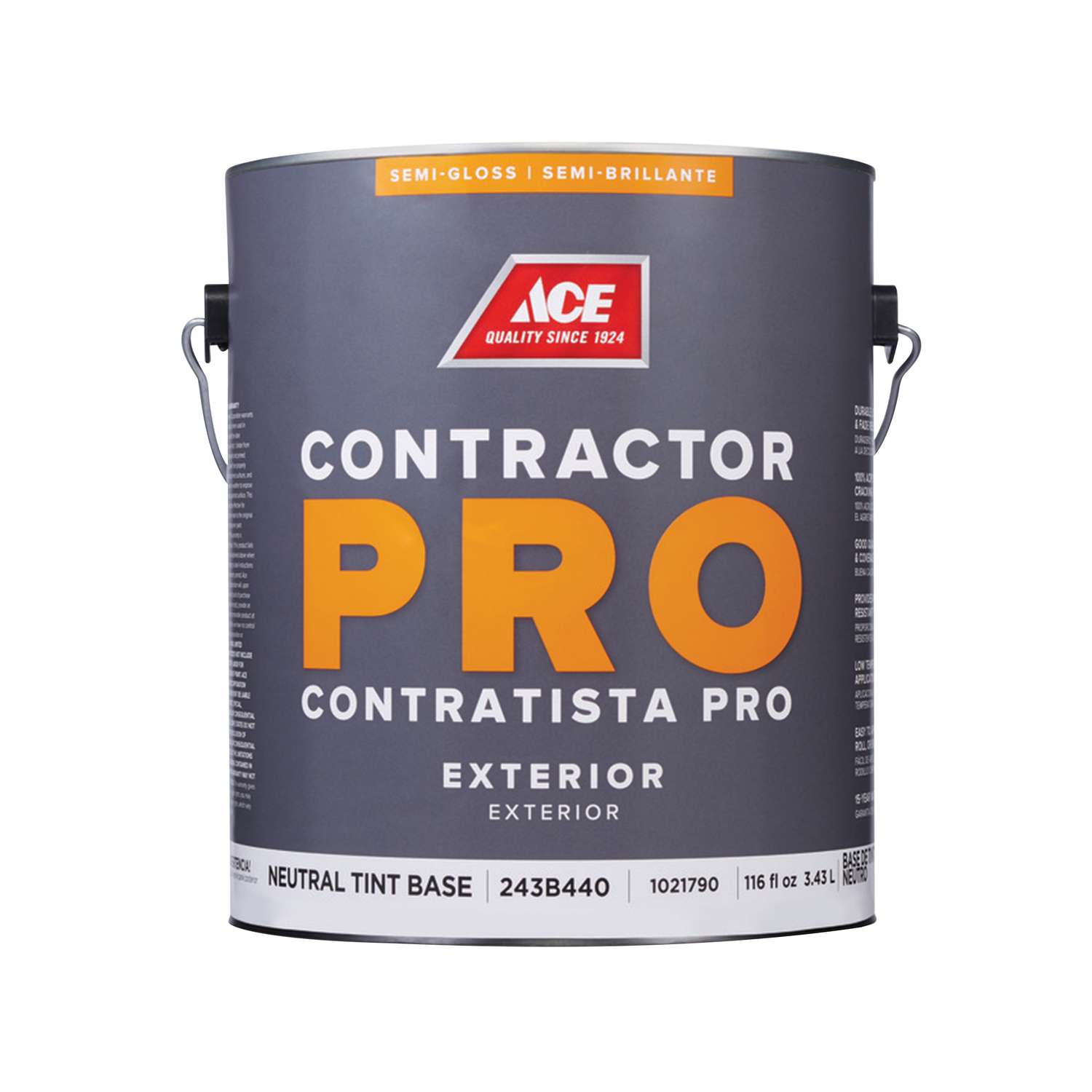 Ace Contractor Pro SemiGloss Tint Base Neutral Base Paint