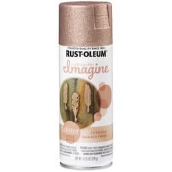 Rust-Oleum Imagine Glitter Rose Gold Spray Paint 10.25 oz