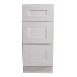 Design House Brookings 34.5 in. H X 12 in. W X 24 in. D White Base Cabinet