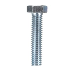 HILLMAN 5/16 in. D X 1-1/2 in. L Zinc Plated Steel Hex Bolt 100 pk