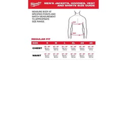 Milwaukee M12 XXXL Long Sleeve Men's Full-Zip Heated Hoodie Kit Black