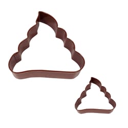 R&M International Corp International Corp Poop Emoji Cookie Cutter Brown 2 pc