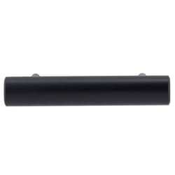 Richelieu Functional Cylindrical Cabinet Pull 3 in. Matte Black 1 pk