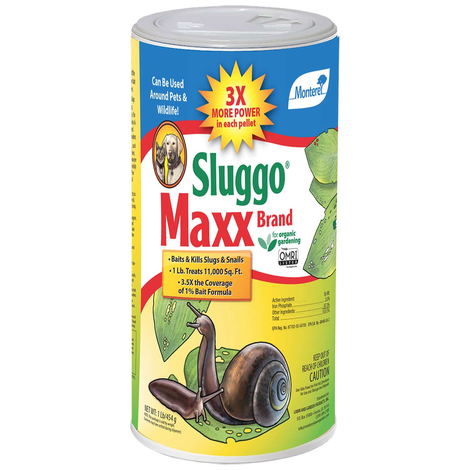 Monterey Sluggo Maxx Slug and Snail Killer 1 lb Ace Hardware