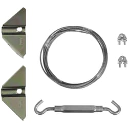 National Hardware Zinc-Plated Silver Steel Anti-Sag Gate Kit 1 pk