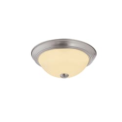 Design House Hays 4.4 in. H X 11.3 in. W X 11.3 in. L Satin Nickel Ceiling Fixture