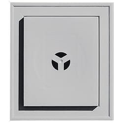 Builders Edge 8 in. H X 8.5 in. W X 1-1/2 in. L Prefinished Gray Vinyl Mounting Block