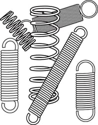 Prime-Line 4.625 in. L X 2.9 in. D Extension and Compression Assortment Spring 1 pk