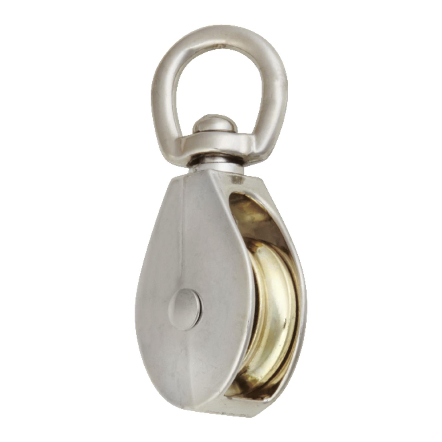 Ace 1/4 in. D Copper Swivel Eye Swivel Single Eye Pulley