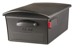 Architectural Mailboxes Mailsafe Classic Plastic Post Mount Black Mailbox