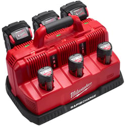 Milwaukee M18/M12 18/12 V 6-Port Rapid Charging Station 1 pc