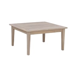 Linon Home Decor Shadeland Brown Square Wood Casual Coffee Table