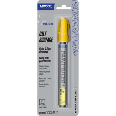 Markal Paint Marker, Permanent, Black 96133, 1 - Kroger