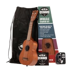 Kala Brand Music Co. Meranti Soprano Ukulele Starter Kit Wood 1 pk