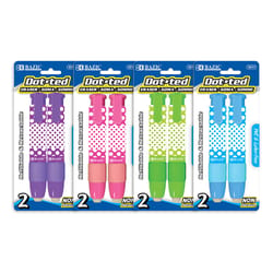 Bazic Products Assorted Pencil Eraser Sticks 2 pk