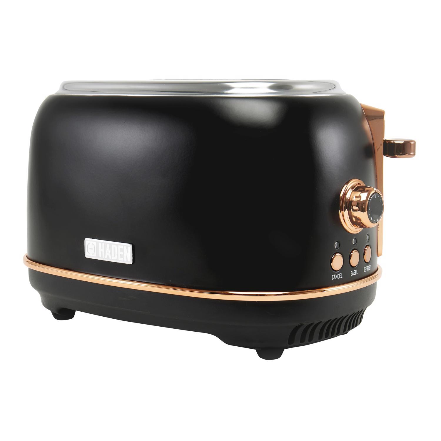 Haden Stainless Steel Black 2 slot Toaster 8 in. H X 8 in. W X 12 in. D Sansujyuku sansujyuku.com