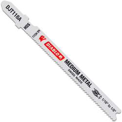 Diablo 3-5/8 in. High Speed Steel T-Shank Medium Metal Jig Saw Blade 17/24 TPI 5 pk