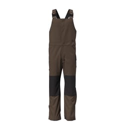 Dickies Men's Cotton/Polyester Bib Overalls Brown Large Short 1 pk