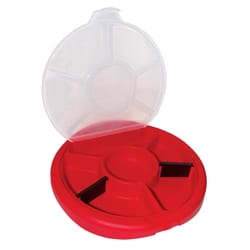 Bucket Boss 12.25 in. Bucket Seat Lid Red