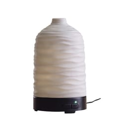 Airome 9.3 in. H X 4.9 in. L Ivory Ceramic Ultrasonic Diffuser