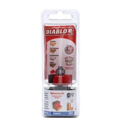 Diablo 1-1/4 in. D X 2 in. L Carbide Rabbeting Router Bit