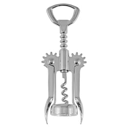 OGGI Silver Stainless Steel Wing Corkscrew