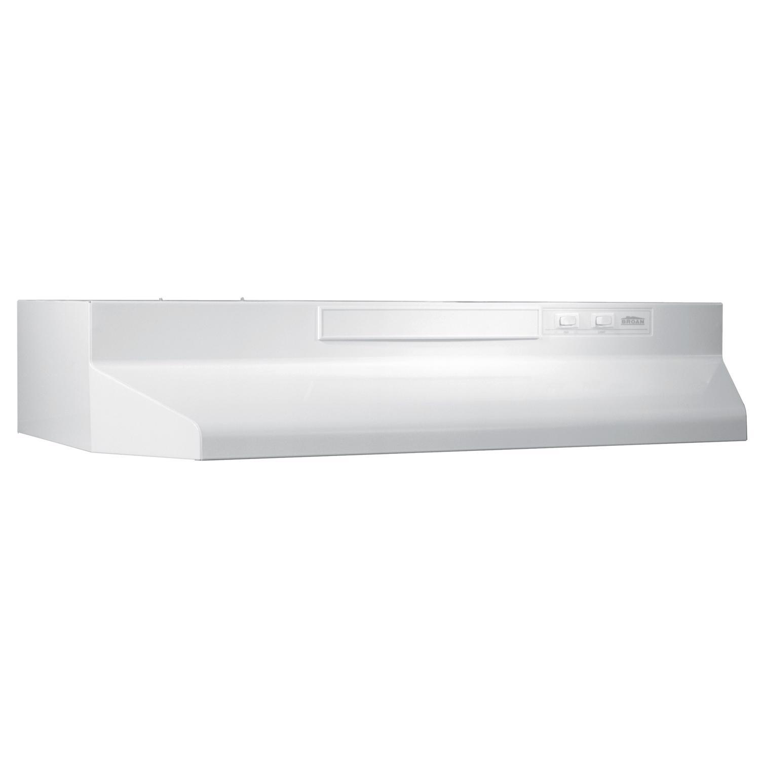 Osci◯  OTONA no BONNET White Broan-NuTone 36 in. W White Range Hood Mfr# F403611 - Ace