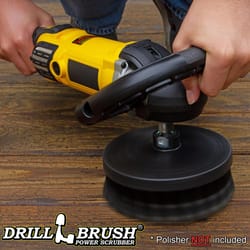 Drillbrush 7 in. W Ultra Bristle Metal Handle Scrub Brush