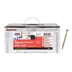 GRK Fasteners 5/16 in. X 3-1/2 in. L Star Washer Head Self Tapping Structural Screws
