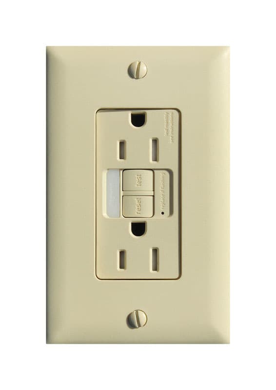 UPC 785007135671 product image for Pass & Seymour 15 amps 125 volt Ivory GFCI Outlet 5-15R 1 | upcitemdb.com