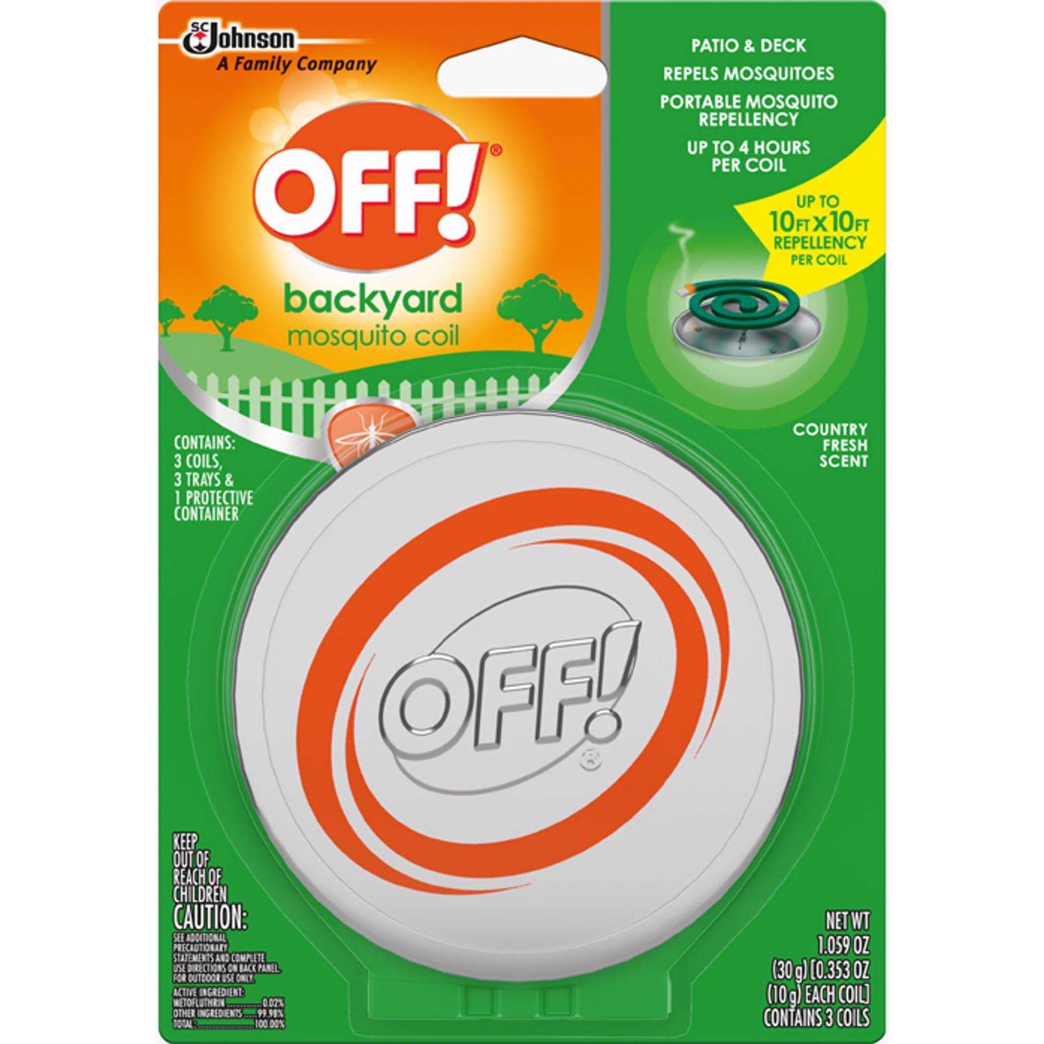 OFF! Insect Repellent Coil For Mosquitoes 1.06 oz - Ace Hardware