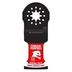 Diablo Starlock 1-1/4 in. W Carbide Oscillating Blade General Purpose Cuts 3 pk