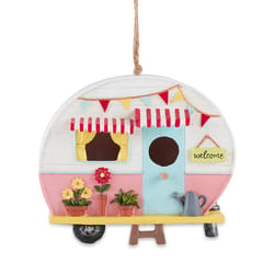 Zingz & Thingz 7.5 in. H X 5 in. W X 9 in. L Polyresin Bird House
