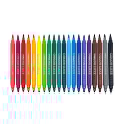 OOLY Color Luxe Double Ended Assorted Brush and Fine Tip Markers 1 pk