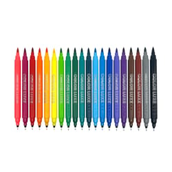 OOLY Color Luxe Double Ended Assorted Brush and Fine Tip Markers 1 pk