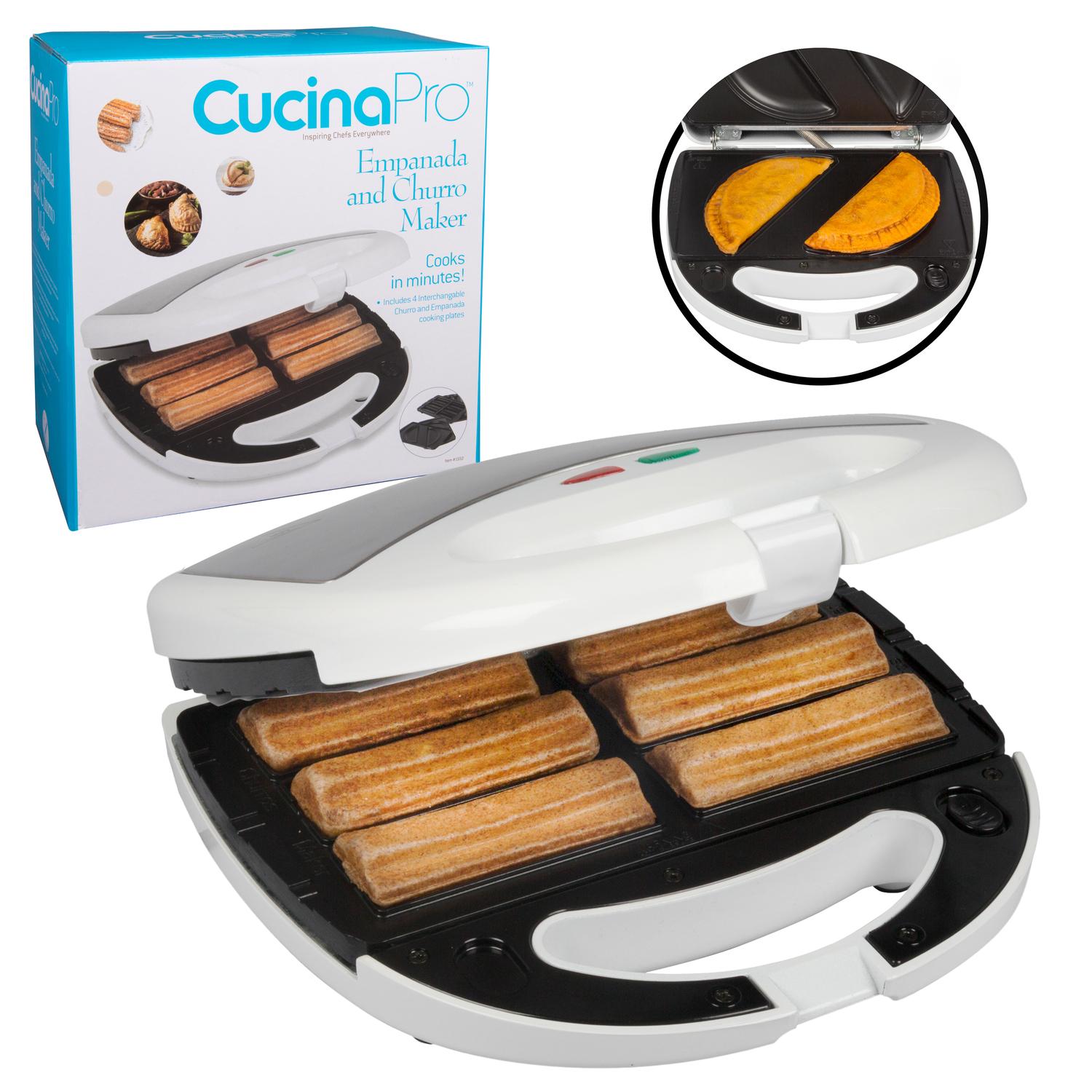 CucinaPro White Plastic/Teflon Empanada and Churro Maker Sansujyuku sansujyuku.com