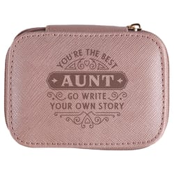 History & Heraldry You're the Best Aunt Go Write Your Own Story Travel Jewellery Box 1 pk
