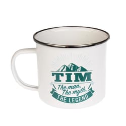 Top Guy Tim 14 oz Multicolored Steel Enamel Coated Mug 1 pk