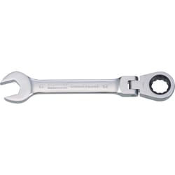 DeWalt 17 mm X 17 mm 12 Point Metric Flex Head Combination Wrench 7.46 in. L 1 pc